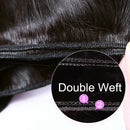 Alishes Indian Straight Hair Bundles Human Hair Weaving Extension Remy 1/3/4 Bundle Deals Free Shipping Natural Black 100G/PC