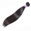 Alishes Indian Straight Hair Bundles Human Hair Weaving Extension Remy 1/3/4 Bundle Deals Free Shipping Natural Black 100G/PC